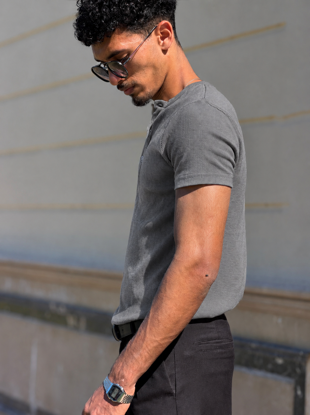 Grey Henley